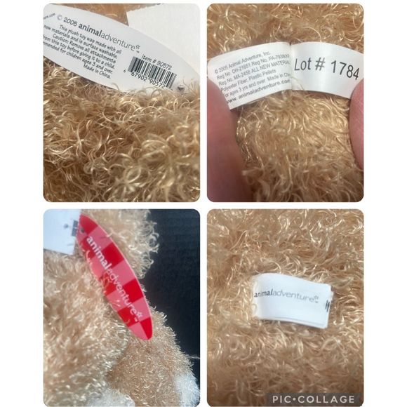 BNWT ANIMAL ADVENTURES PLUSH TEDDY BEAR WITH STOCKING CAP - Picture 10 of 16